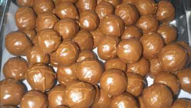 "Delicious Homemade Peanut Butter Balls Fresh Out of the Oven, Ready to Enjoy"