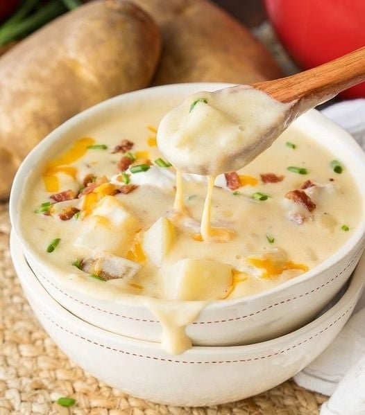 Cream potato soup