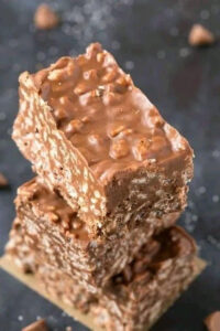 No Bake Homemade Crunch Bars