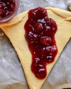 Easy Cranberry Crescent Rolls