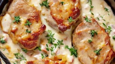 Smothered Pork Chop Scalloped Potato Casserole