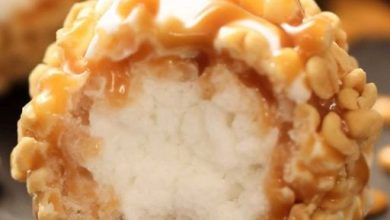 Caramel Marshmallow Rice Krispie Balls