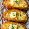 Perfect Crispy Oven Baked Potatoes Recipe (Fluffy Inside, Crispy Skin)