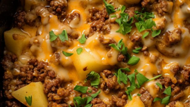 Slow Cooker Hamburger Potato Casserole