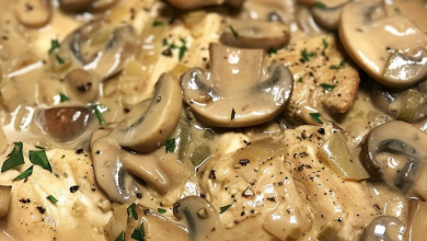 Slow Cooker Mushroom Chicken