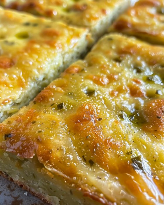 Green Chile Cheese Squares