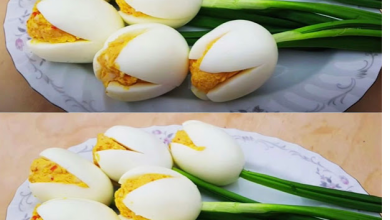 How to Make a Lovely and Tasty Deviled Egg Bouquet