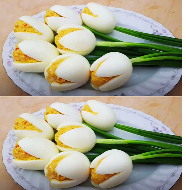 How to Make a Lovely and Tasty Deviled Egg Bouquet