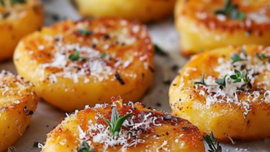 Oven Crispy Parmesan Potatoes