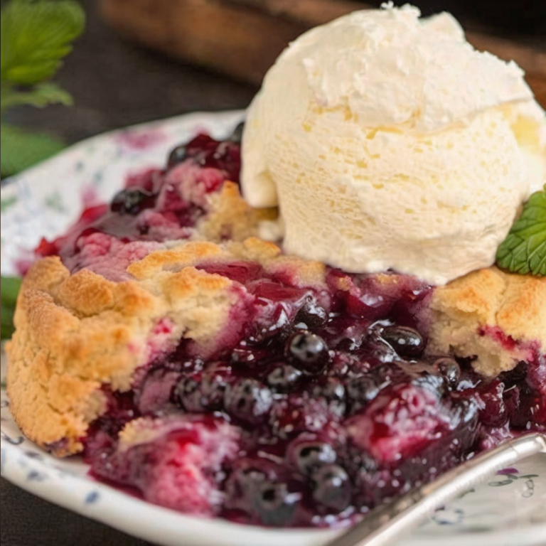 Homemade Blackberry Cobbler - Cooking Art