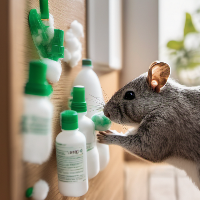  person strategically placing peppermint oil-soaked cotton balls around a home as a natural rodent deterrent, highlighting practical and eco-friendly pest control methods.