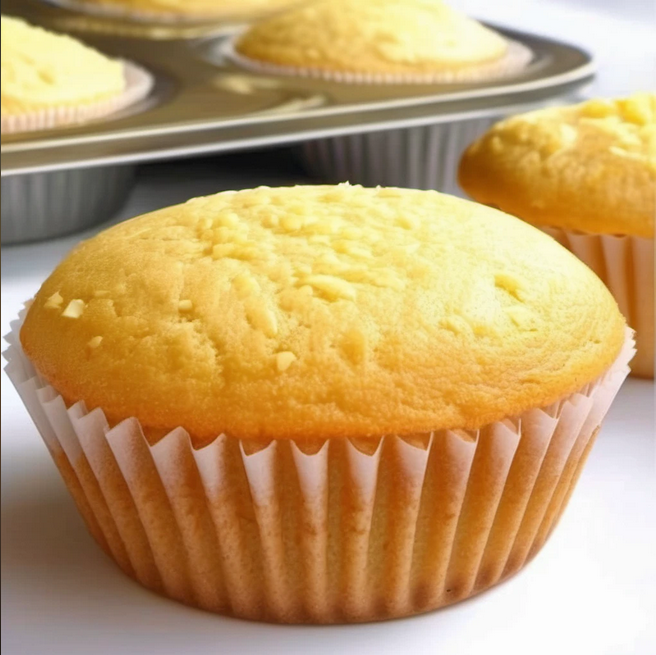 Mixing premium ingredients for gourmet vanilla cupcakes, ideal for upscale dining and celebrations