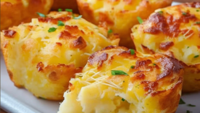 Preparing gourmet mashed potato puffs with cheese and herbs, ready for baking or frying