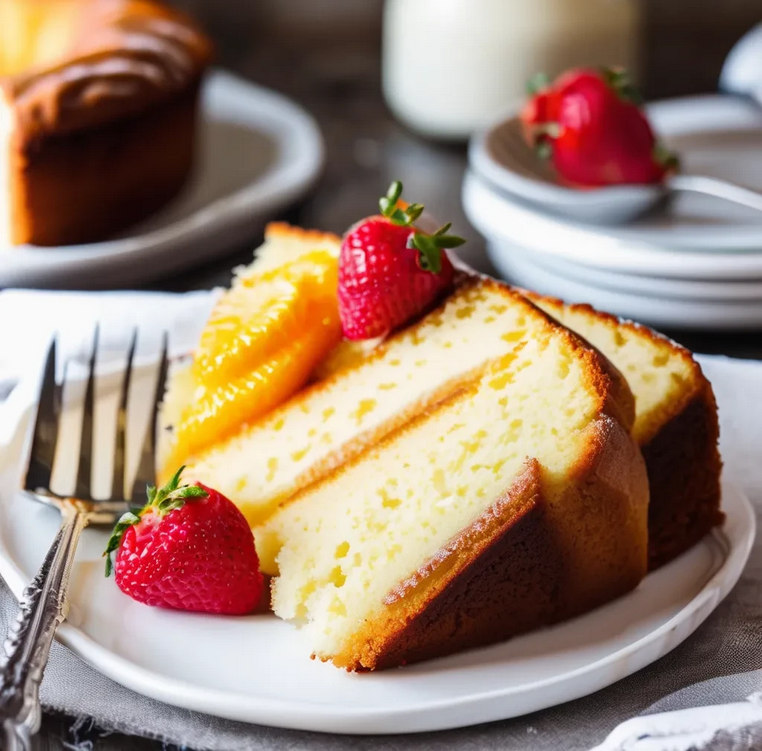 Mixing cake batter for Kentucky Butter Cake, a Southern classic dessert