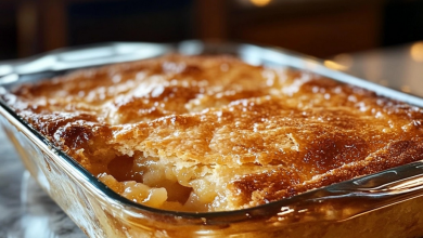 Warm, golden-brown pineapple casserole fresh from the oven, a perfect dessert for any occasion