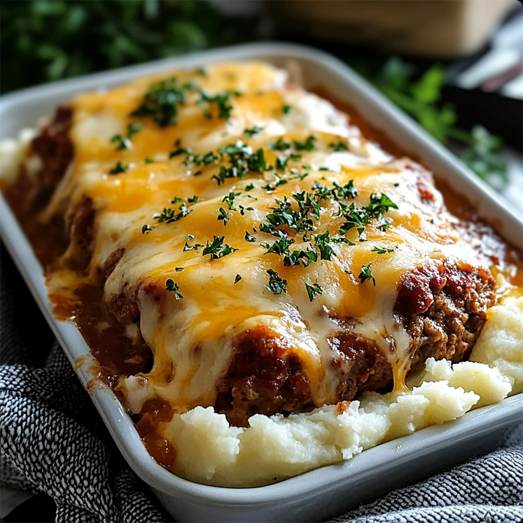 A mixture of lean ground beef, breadcrumbs, onions, garlic, and spices being prepared for the meatloaf