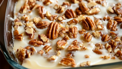 pecan praline cake, showcasing its rich layers, creamy frosting, and heart-healthy ingredients