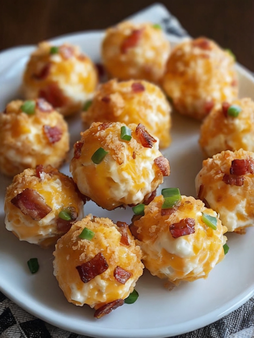 Heavenly Low-Carb Bacon Cheddar Cheese Balls