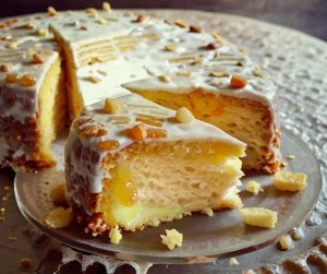 A moist and tropical Bundt cake infused with pineapple juice and topped with a buttery glaze. Perfect for any occasion!