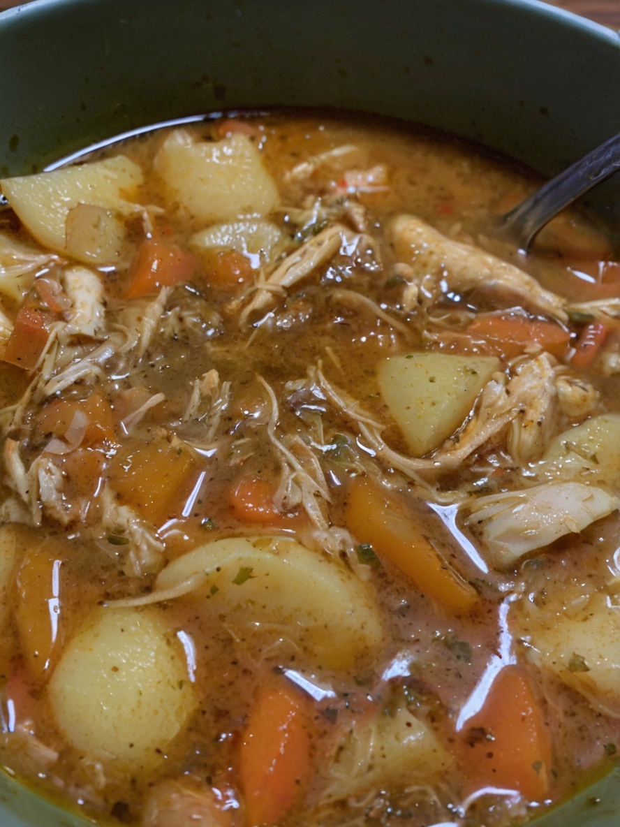 A cozy, nutritious chicken stew packed with vegetables, protein, and anti-inflammatory spices.