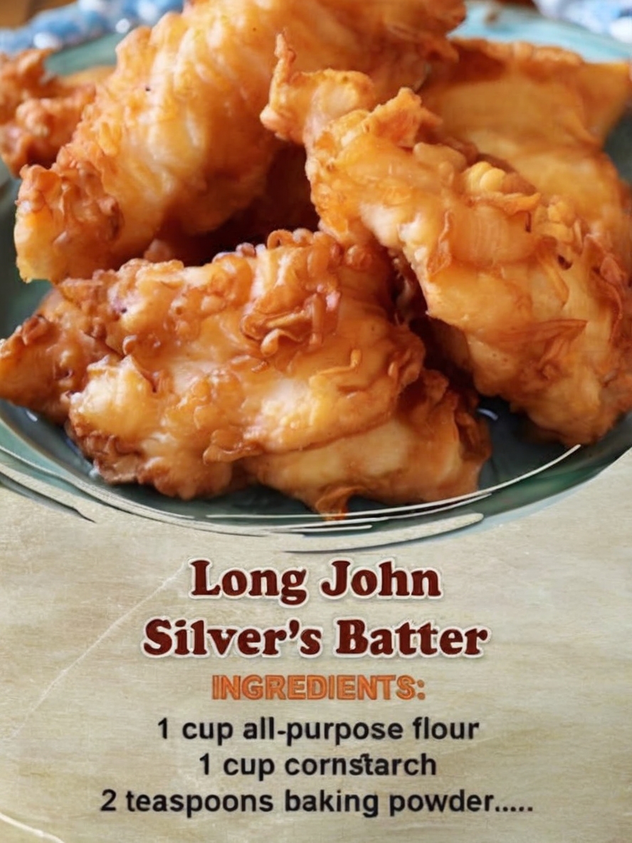 Bowl of dry ingredients for Long John Silver’s batter, showcasing flour, cornstarch, and baking soda, ready for mixing.
