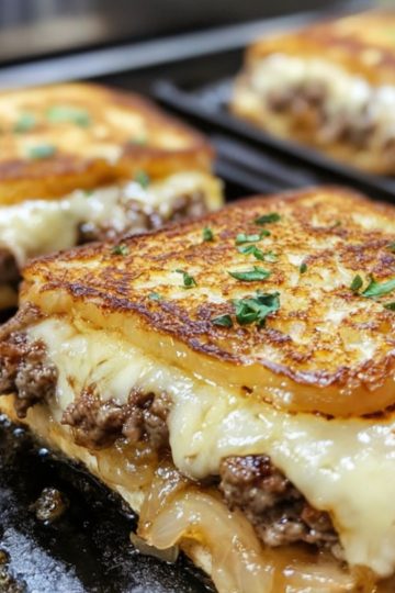 his Ultimate Patty Melt Recipe is your ticket to diner-style perfection at home. Imagine savory beef patties layered with caramelized onions, gooey Swiss cheese, and toasted rye bread—slathered with a creamy, tangy secret sauce