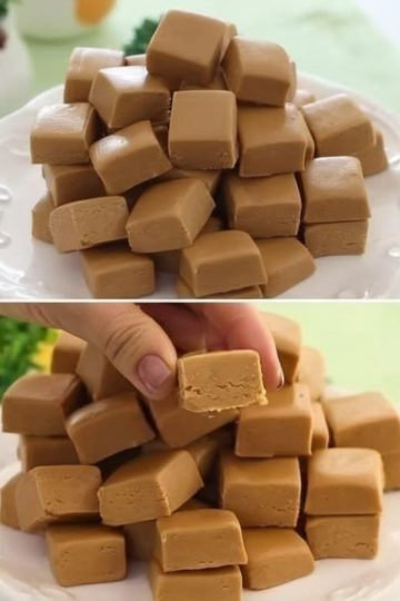 A simple, no-cook fudge made with just sweetened condensed milk and chocolate chips.