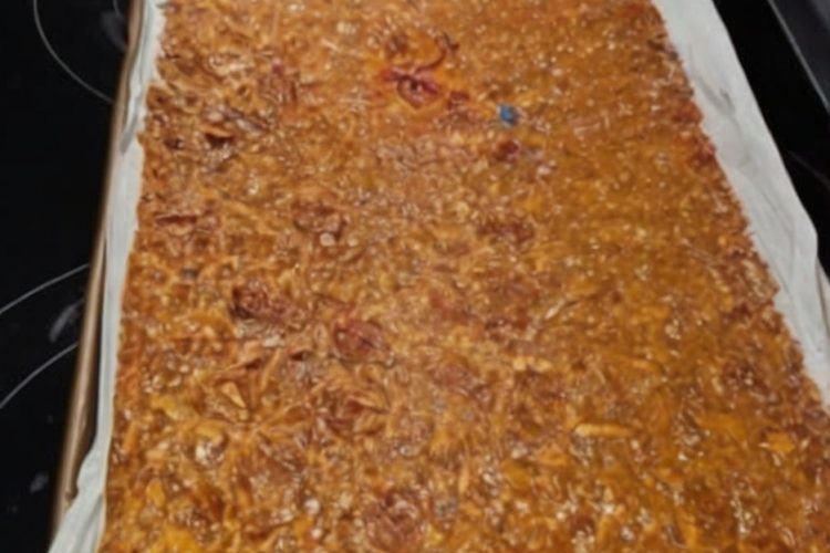 This crunchy, buttery pecan pie bark is the ultimate easy treat. Just a few pantry ingredients turn into a golden, candy-like snack that's perfect for gifting or snacking!