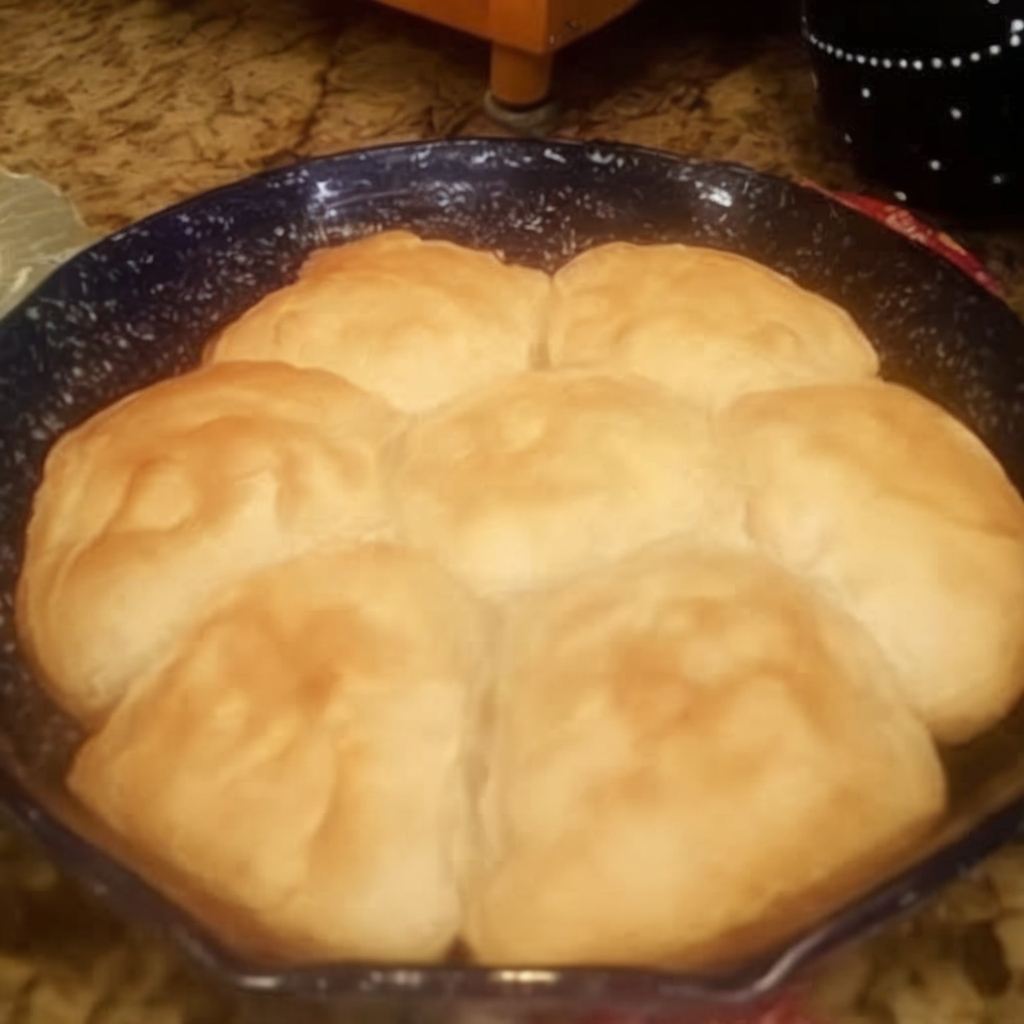 These massive buttermilk biscuits are fluffy, golden, and baked with love—just like Memaw used to make. Ideal for breakfast or a comforting side.