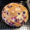 This bakery-style sourdough loaf is swirled with tangy lemon cream cheese and juicy blueberries. Perfect for breakfast, brunch, or gifting.