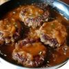 Rich, hearty, and smothered in savory onion gravy—this Salisbury Steak is pure comfort food perfection.