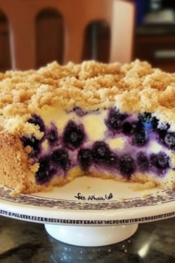 If you’ve been craving the perfect coffee cake to serve with your morning brew or impress guests at brunch, this Blueberry Cream Cheese Crumb Cake is the one