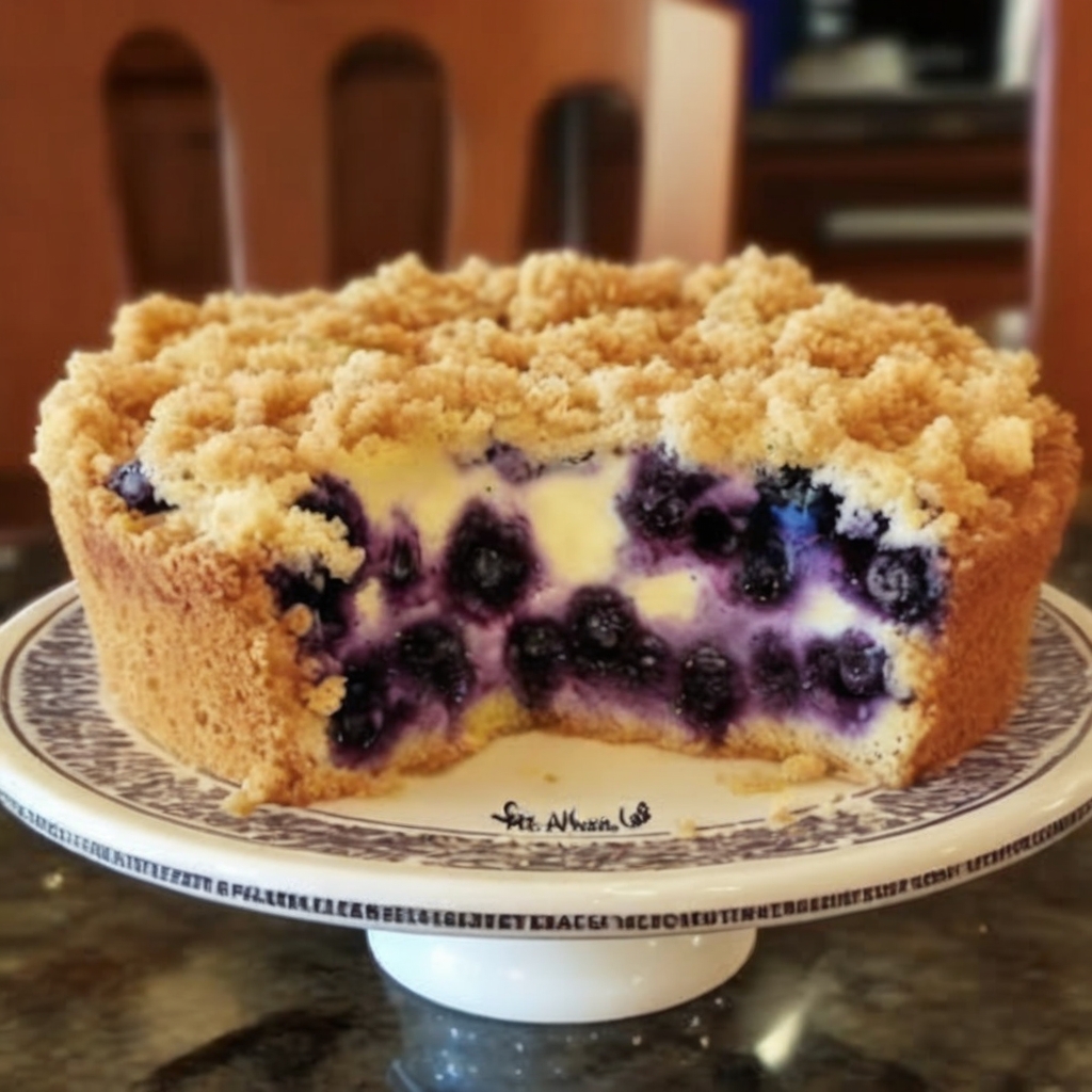 If you’ve been craving the perfect coffee cake to serve with your morning brew or impress guests at brunch, this Blueberry Cream Cheese Crumb Cake is the one