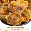 these Taco Ranch Bites deliver bold flavor in every single bite — made with seasoned ground beef, melty cheese, ranch seasoning, and buttery crescent dough. They're irresistible, kid-friendly, and ready in just 30 minutes