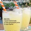 This Homemade Pineapple Lemonade blends the bold, citrusy tang of lemons with the tropical sweetness of pineapple for a thirst-quenching drink that’s as refreshing as it is beautiful