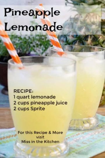 This Homemade Pineapple Lemonade blends the bold, citrusy tang of lemons with the tropical sweetness of pineapple for a thirst-quenching drink that’s as refreshing as it is beautiful