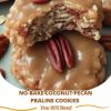 These No-Bake Coconut Pecan Praline Cookies are chewy, buttery, and bursting with toasted coconut and crunchy pecans—all with no baking required