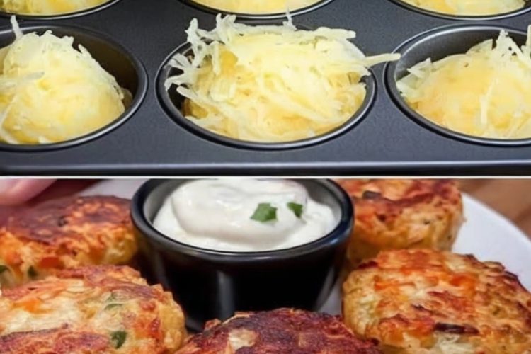 Cheesy Mashed Potato Muffins are a quick and easy potato side dish that transforms leftover mashed potatoes into something delicious and fun