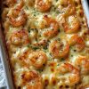 A simple oven-baked take on a classic seafood favorite. Juicy shrimp tossed in garlic, butter, and lemon, topped with a crispy Parmesan breadcrumb crust.