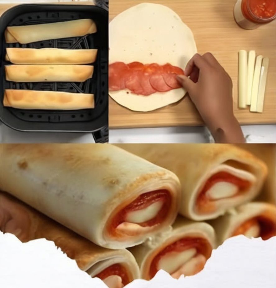 Easy Air Fryer Pizza Roll Ups