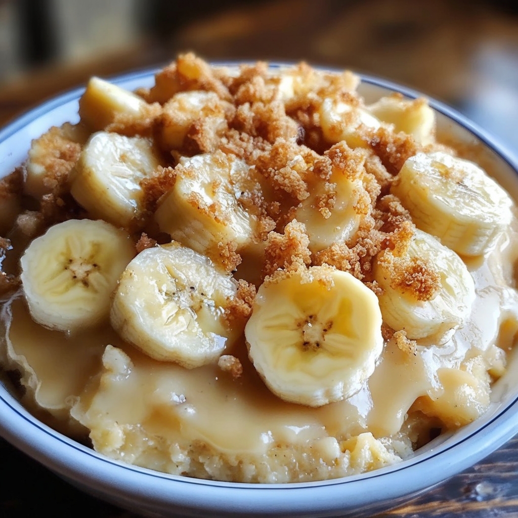 this would definitely be it. Gooey, golden, and irresistibly comforting, this Southern Banana Cobbler disappears within minutes at family gatherings. It's warm, cinnamon-kissed, and perfect served with a generous scoop of vanilla ice cream.