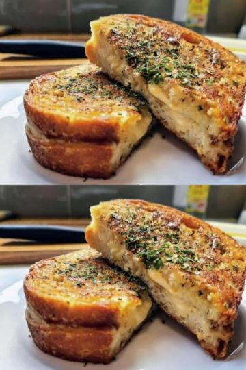 This grilled cheese takes a classic comfort food to the next level with sharp cheddar, fresh tomatoes, and a savory Worcestershire sauce twist inspired by Harrison Ford’s favorite sandwich