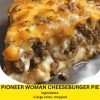 This easy and hearty Cheeseburger Pie is a family favorite with a rich, savory beef filling, creamy cheese topping, and a golden, biscuit-like crust. Perfect for busy weeknights or casual dinners!