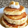 These high-protein aBanana Cottage Cheese Pancakes are incredibly soft and naturally sweet. Perfect for a quick and healthy breakfast or snack!