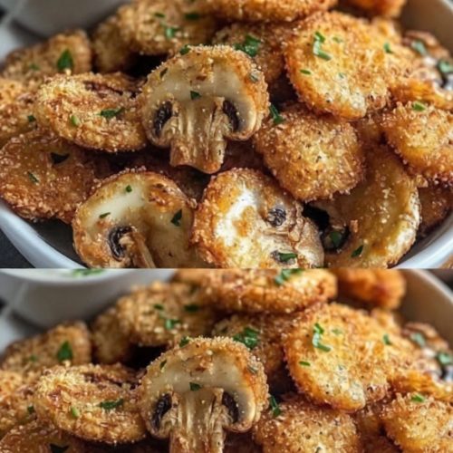 Crunchy on the outside, juicy inside, and loaded with garlic flavor—these mushroom bites are the ultimate snack or appetizer.