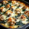 A creamy, cheesy, veggie-packed chicken bake that’s low in carbs but full of comfort.