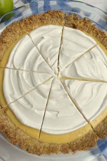 A creamy citrus pie with a salty cracker crust and billowy whipped topping — a Southern coastal classic.