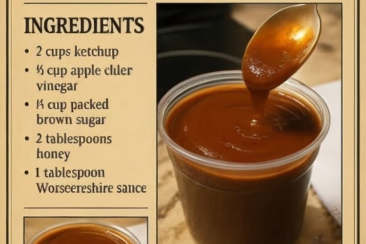 A flavorful, sweet-tangy sauce perfect for all your BBQ favorites.