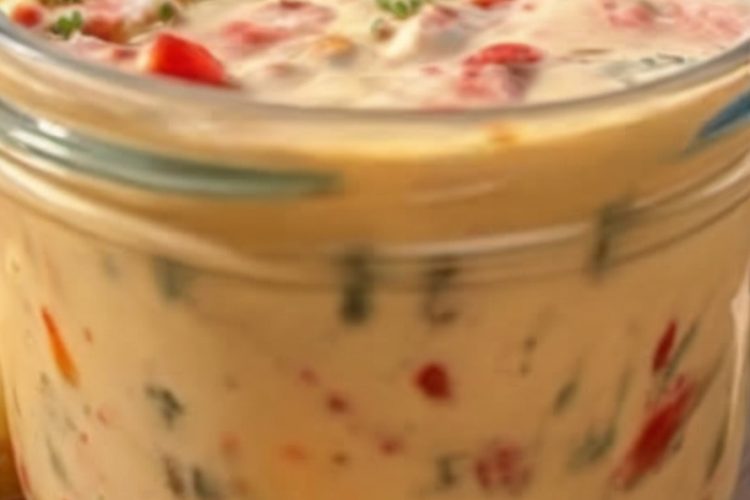 This creamy dip brings bold flavor to any party — perfect for chips, crackers, or veggie sticks.