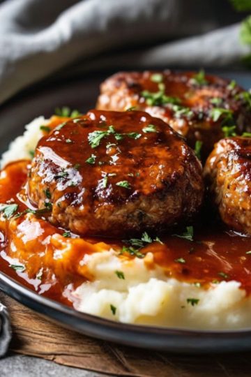 Easy Slow Cooker Salisbury Steak – A Comfort Food Classic with Minimal Effort